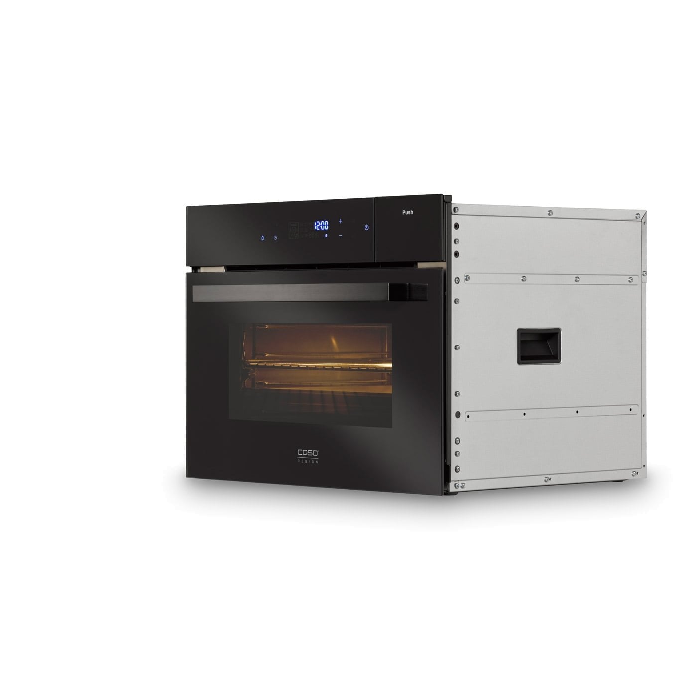 Caso | Multifunction Oven | SteamMaster E 56 | 45 L | Multifunctional | Steam | Sensor-touch | Steam function | Height 45.5 cm | Width 59.5 cm | Black - Image 5