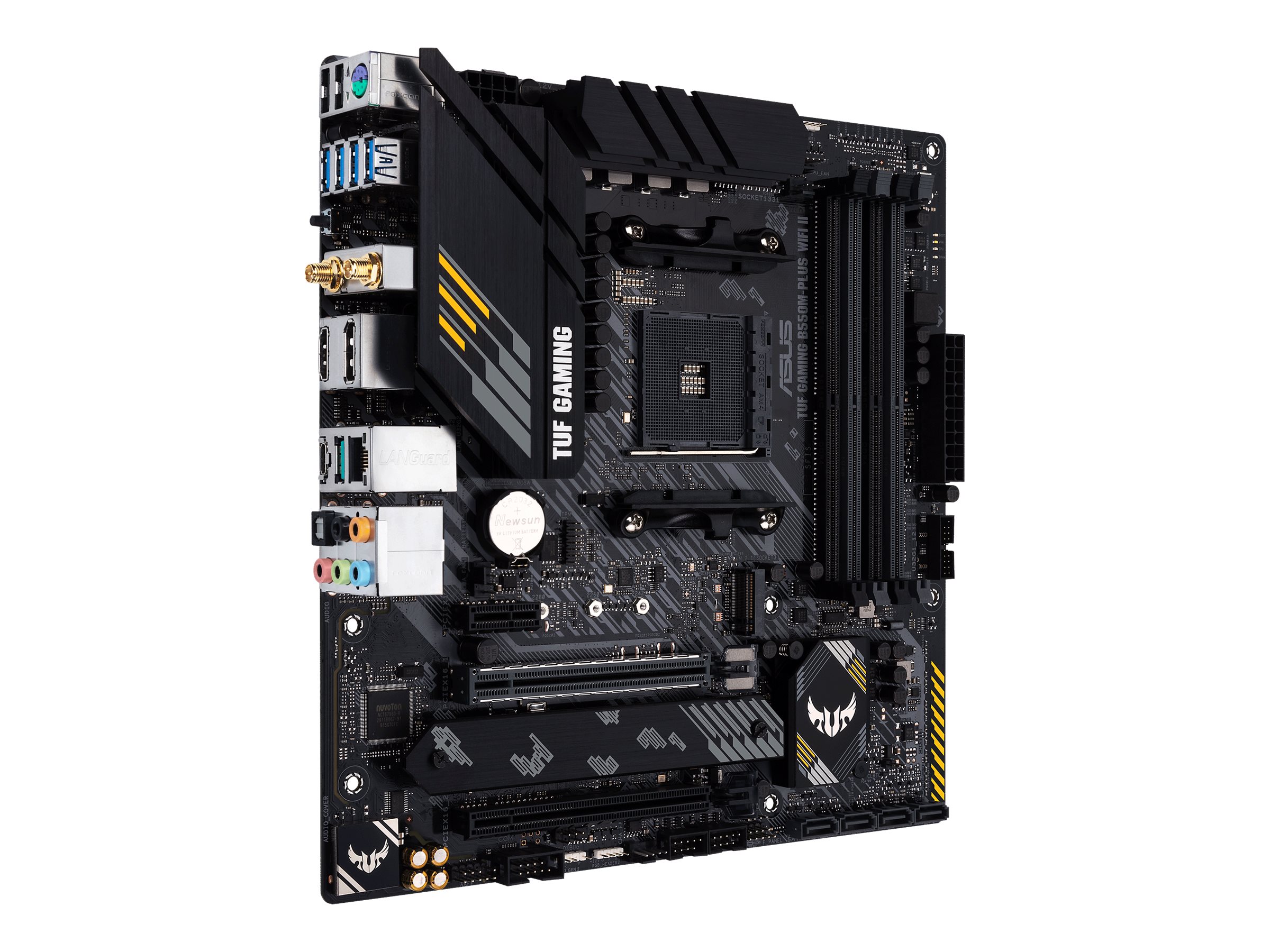 Asus | TUF GAMING B550M-PLUS WIFI II | Processor family AMD | Processor socket AM4 | DDR4 | Memory slots 4 | Chipset B550 | microATX - Image 4