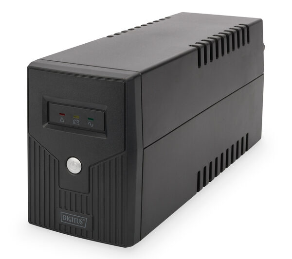 Digitus | Line-Interactive UPS | Line-Interactive UPS DN-170063, 600VA, 360W, 1x 12V/7Ah battery, 2x CEE 7/7 outlet, 2x RJ-11, 1x USB 2.0 type B, LED, Simulated Sine Wave, 298x101x142mm, 4.35kg | 600 VA | 360 W