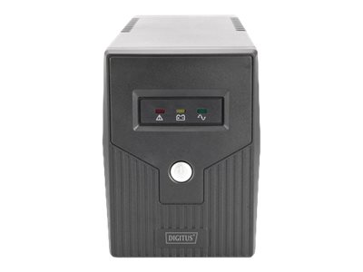 Digitus | Line-Interactive UPS | Line-Interactive UPS DN-170063, 600VA, 360W, 1x 12V/7Ah battery, 2x CEE 7/7 outlet, 2x RJ-11, 1x USB 2.0 type B, LED, Simulated Sine Wave, 298x101x142mm, 4.35kg | 600 VA | 360 W - Image 4
