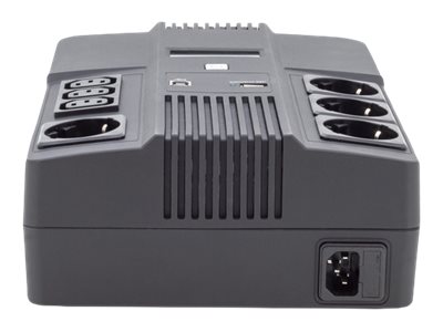 Digitus | All-in-One UPS | All-in-One UPS, 600VA/360W, LED 12V/7Ah x1, 4x CEE 7/7,3x IEC C13, USB, RJ45 | 600 VA | 360 W - Image 6