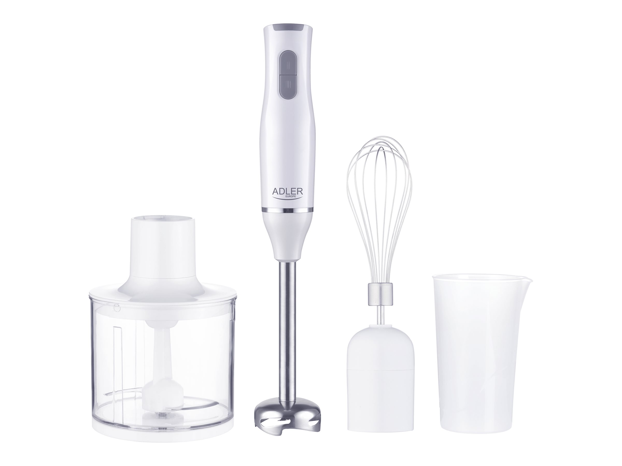Adler | Hand blender set | AD 4620 | Hand Blender | 800 W | Number of speeds 2 | Chopper | White - Image 2