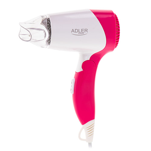 Adler | Hair Dryer | AD 2259 | 1200 W | Number of temperature settings 2 | White/Pink - Image 4