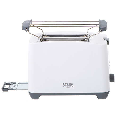 Adler | Toaster | AD 3216 | Power 750 W | Number of slots 2 | Housing material Plastic | White - Image 4