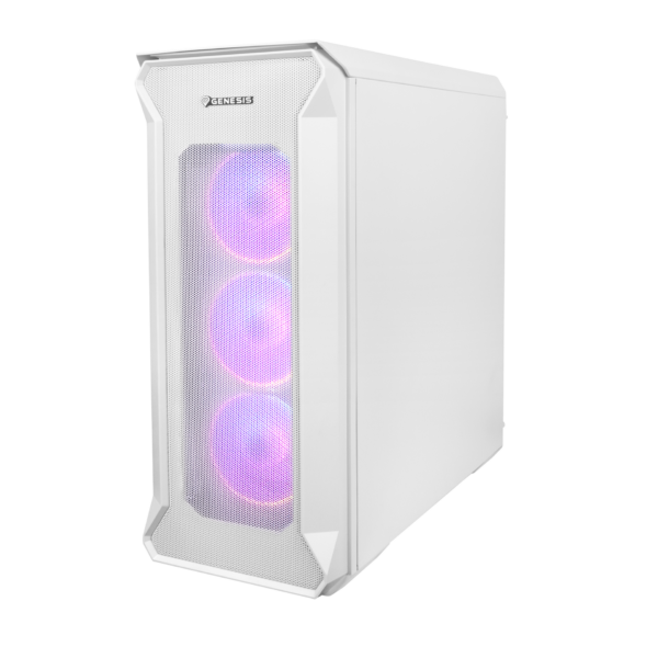 Genesis | PC Case | IRID 505 ARGB | Side window | Midi Tower | ATX | White