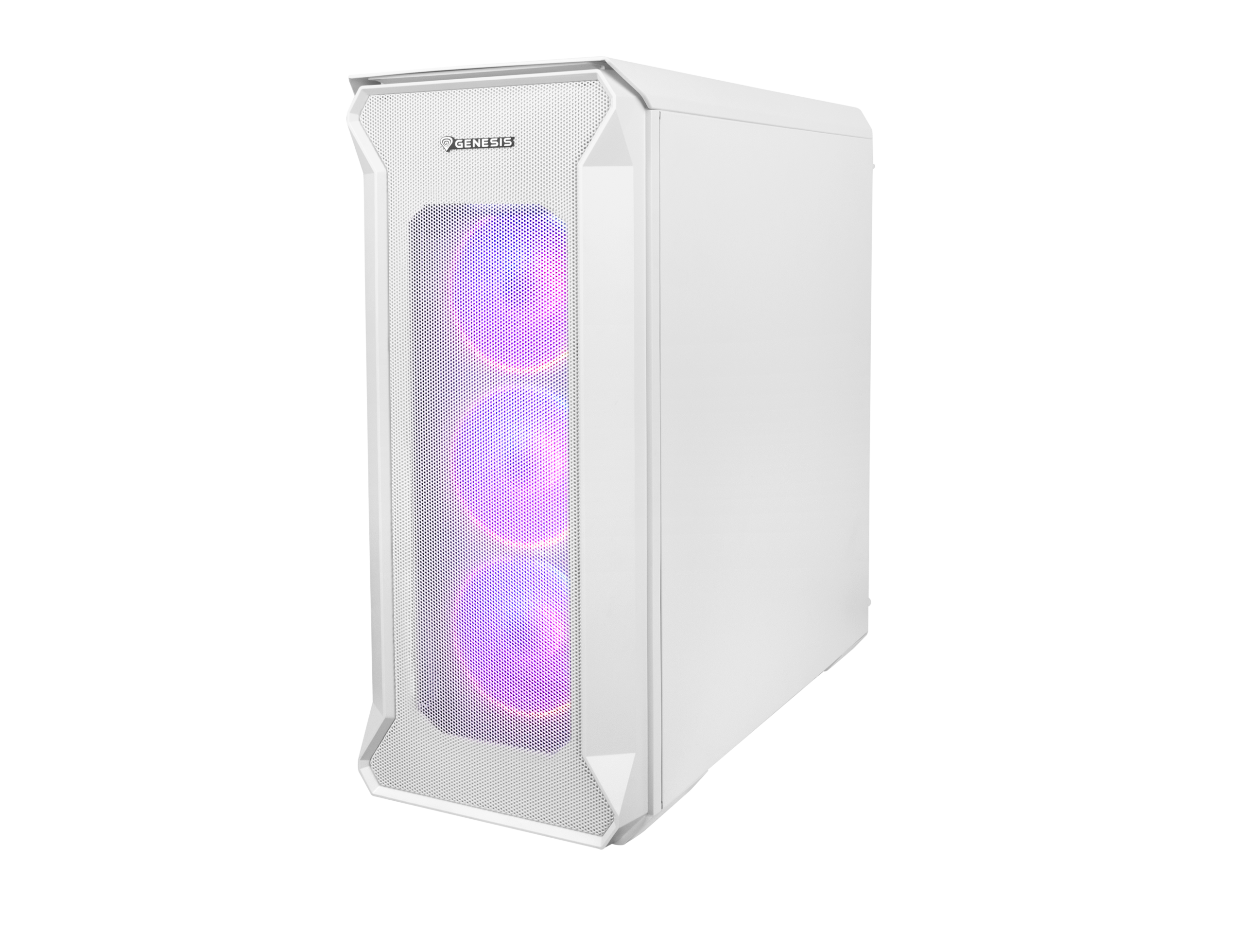 Genesis | PC Case | IRID 505 ARGB | Side window | White | Midi Tower | ATX
