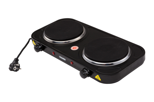 Mesko | Electric stove | MS 6509 | Number of burners/cooking zones 2 | Black | Electric - Image 9