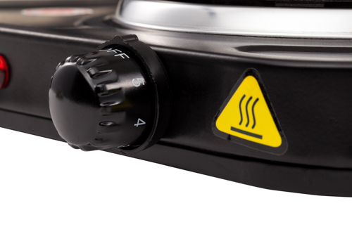 Mesko | Electric stove | MS 6509 | Number of burners/cooking zones 2 | Black | Electric - Image 13