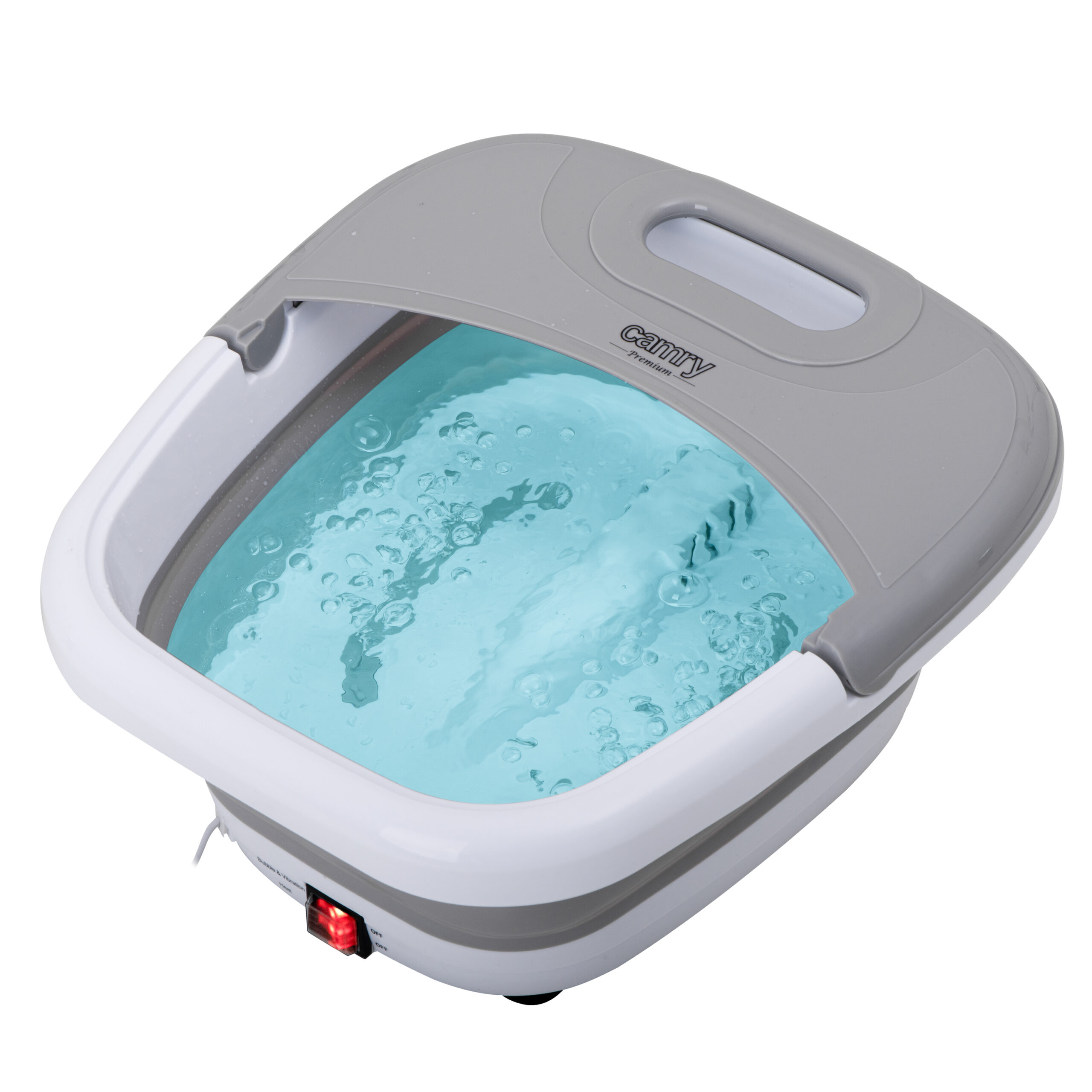 Camry | Foot massager | CR 2174 | Bubble function | Heat function | 450 W | White/Silver - Image 3