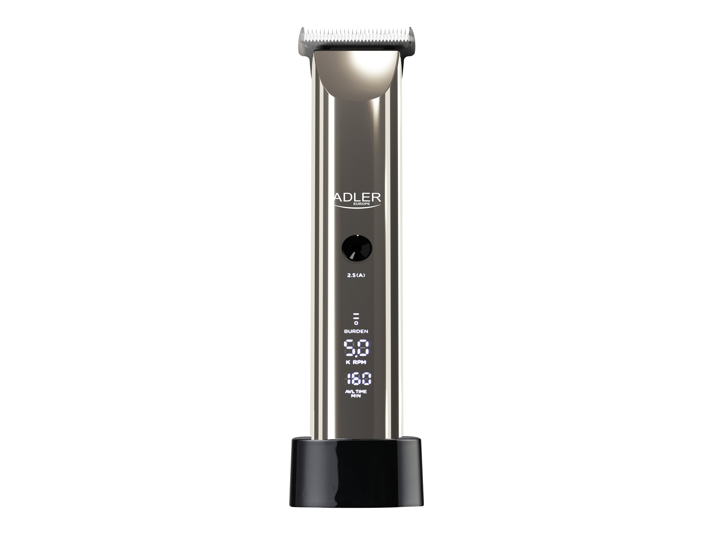 Adler | Hair Clipper | AD 2834 | Cordless or corded | Number of length steps 4 | Silver/Black - Image 2