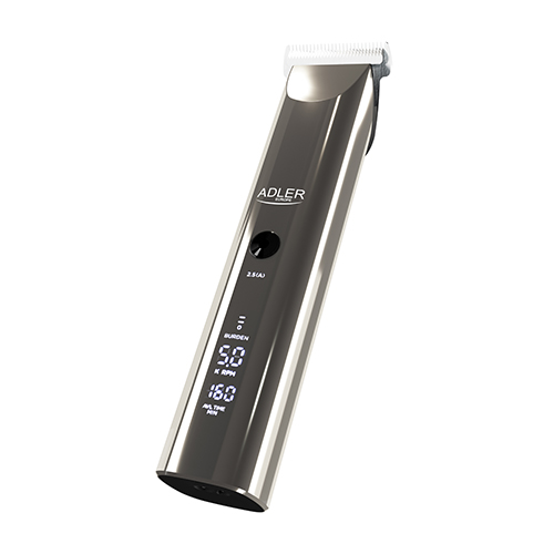 Adler | Hair Clipper | AD 2834 | Cordless or corded | Number of length steps 4 | Silver/Black - Image 4