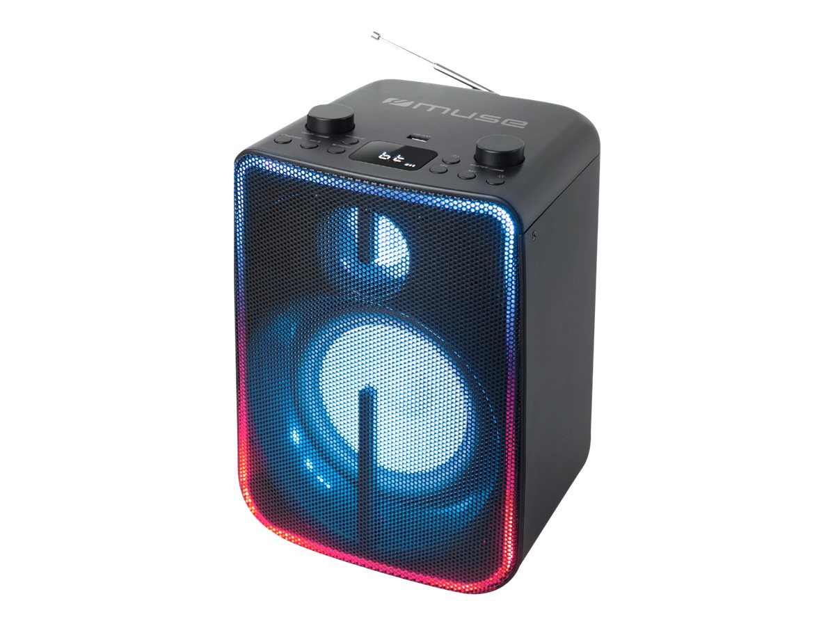 Muse | Bluetooth Party Box Speaker with Battery | M-1802DJ | 60 W | Bluetooth | Black | Wireless connection - Image 2