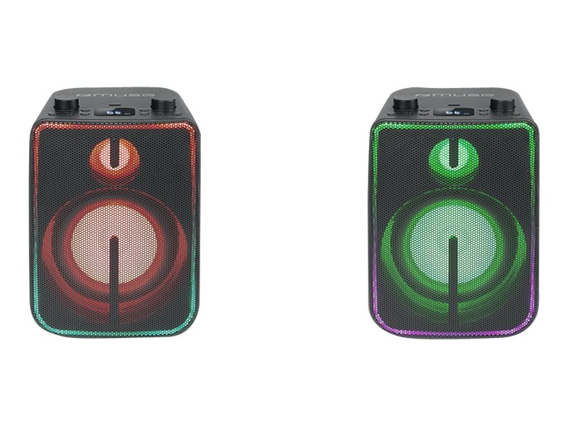Muse | Bluetooth Party Box Speaker with Battery | M-1802DJ | 60 W | Bluetooth | Black | Wireless connection - Image 3