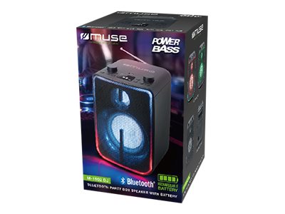 Muse | Bluetooth Party Box Speaker with Battery | M-1802DJ | 60 W | Bluetooth | Black | Wireless connection - Image 5