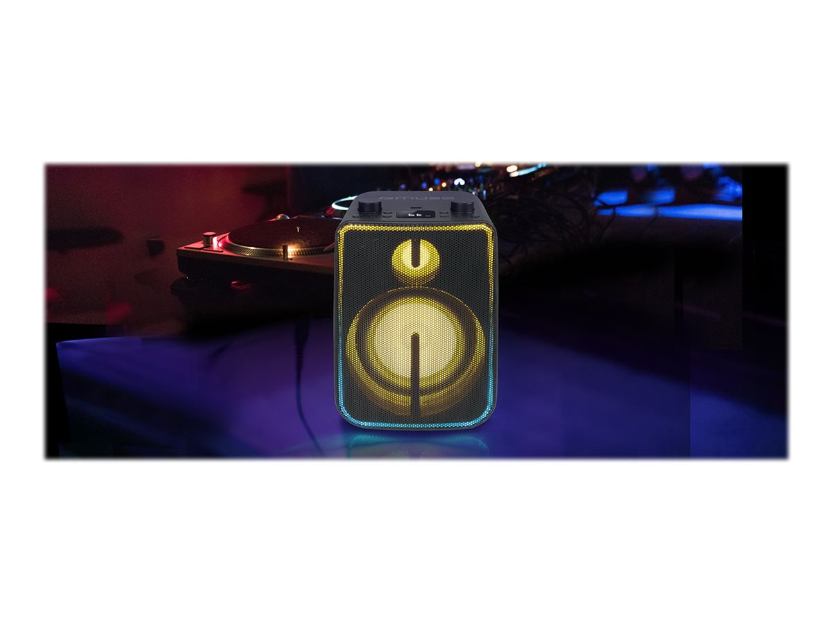 Muse | Bluetooth Party Box Speaker with Battery | M-1802DJ | 60 W | Bluetooth | Black | Wireless connection - Image 6