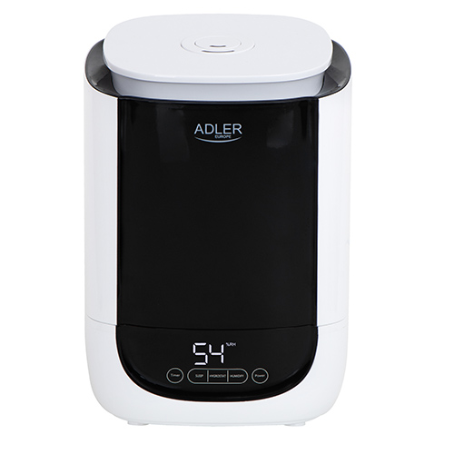 Adler | Air Humidifier | AD 7966 | 35 m³ | 25 W | Water tank capacity 4.6 L | Ultrasonic | Humidification capacity 280 ml/hr | White/Black