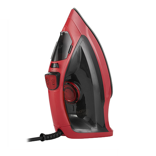 Mesko | Iron | MS 5031 | Steam Iron | 2400 W | Continuous steam 40 g/min | Steam boost performance 70 g/min | Red/Black - Image 3