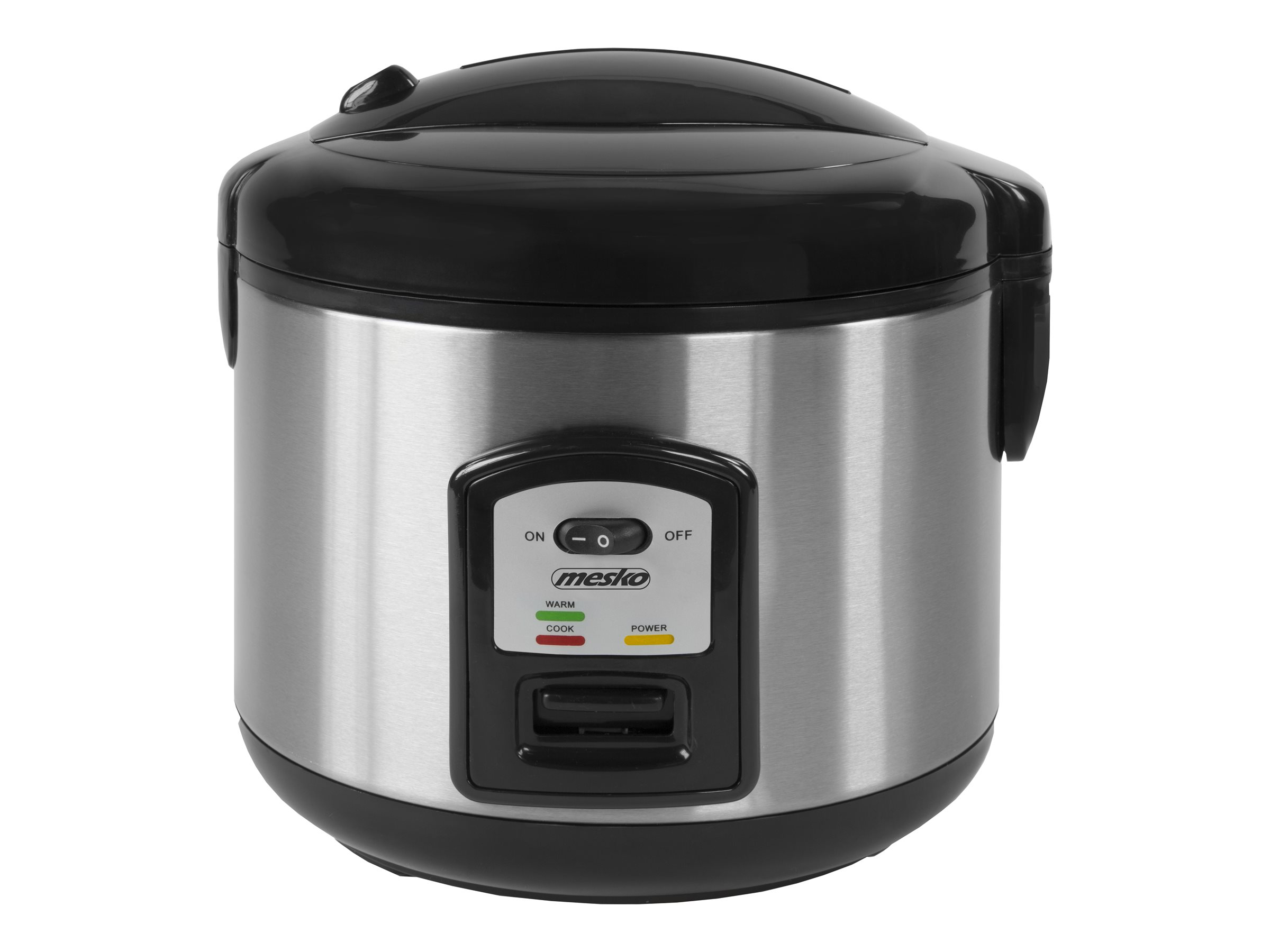 Mesko | Rice cooker | MS 6411 | 1000 W | 1.5 L | Black/Stainless steel - Image 2