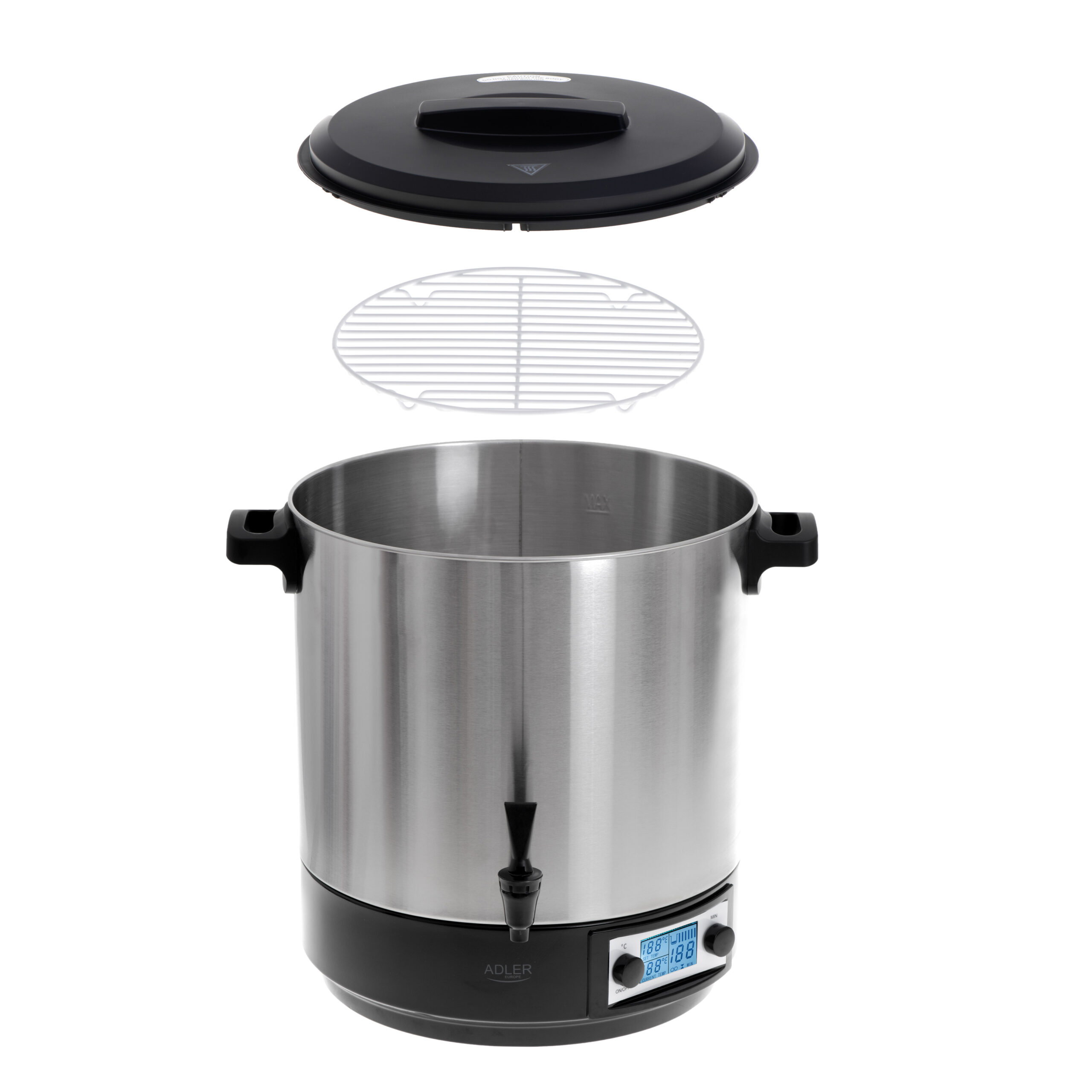 Adler | Electric pot/Cooker | AD 4496 | 2600 W | 28 L | Stainless steel/Black - Image 4