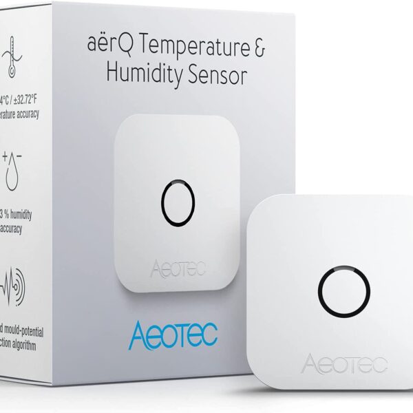Aeotec aërQ Temperature & Humidity Sensor, Z-Wave Plus | AEOTEC | Temperature and  Humidity Sensor | aërQ