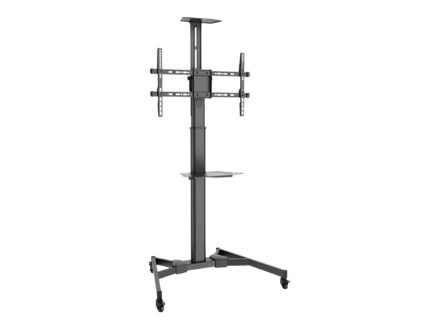 Digitus | Floor stand | TV-Cart for screens up to 70", max. 50kg wheelbase, VESA max. 600x400 | Tilt | 37-70 " | Maximum weight (capacity) 50 kg | Black - Image 2