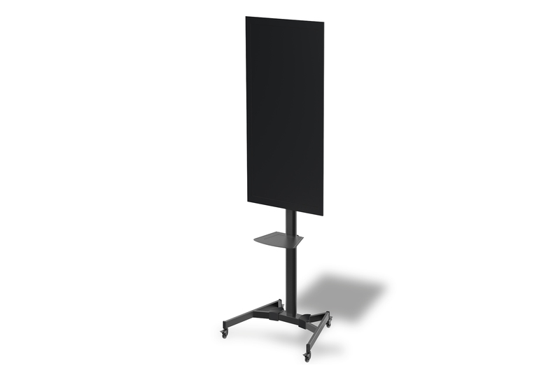 Digitus | Floor stand | TV-Cart for screens up to 70", max. 50kg wheelbase, VESA max. 600x400 | Tilt | 37-70 " | Maximum weight (capacity) 50 kg | Black - Image 3