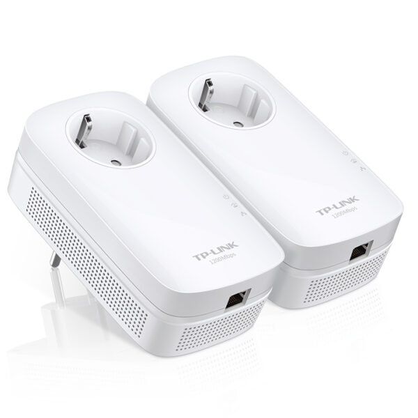 TP-LINK | AV1300 Gigabit Passthrough Powerline Starter Kit | TL-PA8010P KIT | 1300 Mbit/s | Ethernet LAN (RJ-45) ports 1 | No Wi-Fi | Extra socket