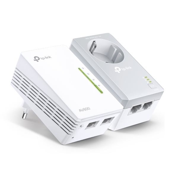 TP-LINK | AV600 Powerline Wi-Fi Kit | TL-WPA4226 KIT | 10/100 Mbit/s | Ethernet LAN (RJ-45) ports 4 | 802.11n | Wi-Fi data rate (max) 300 Mbit/s | Data transfer rate (max) 600 Mbit/s | Extra socket