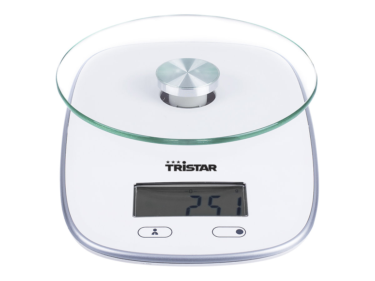 Tristar KW-2445 Kitchen scale, White | Tristar | Kitchen scales | KW-2445 | Maximum weight (capacity) 5 kg | Graduation 1 g | Display type LCD | White - Image 4