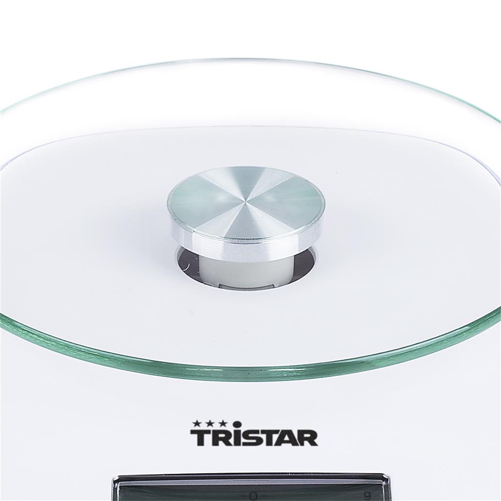 Tristar KW-2445 Kitchen scale, White | Tristar | Kitchen scales | KW-2445 | Maximum weight (capacity) 5 kg | Graduation 1 g | Display type LCD | White - Image 5