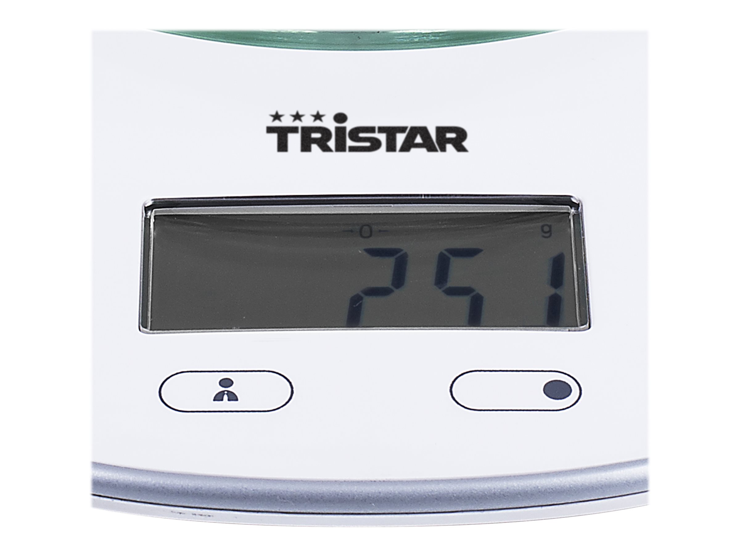 Tristar KW-2445 Kitchen scale, White | Tristar | Kitchen scales | KW-2445 | Maximum weight (capacity) 5 kg | Graduation 1 g | Display type LCD | White - Image 9