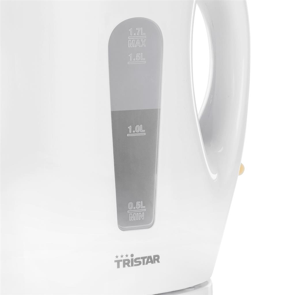 Tristar | Jug Kettle | WK-3380 | Electric | 2200 W | 1.7 L | Plastic | 360° rotational base | White - Image 9