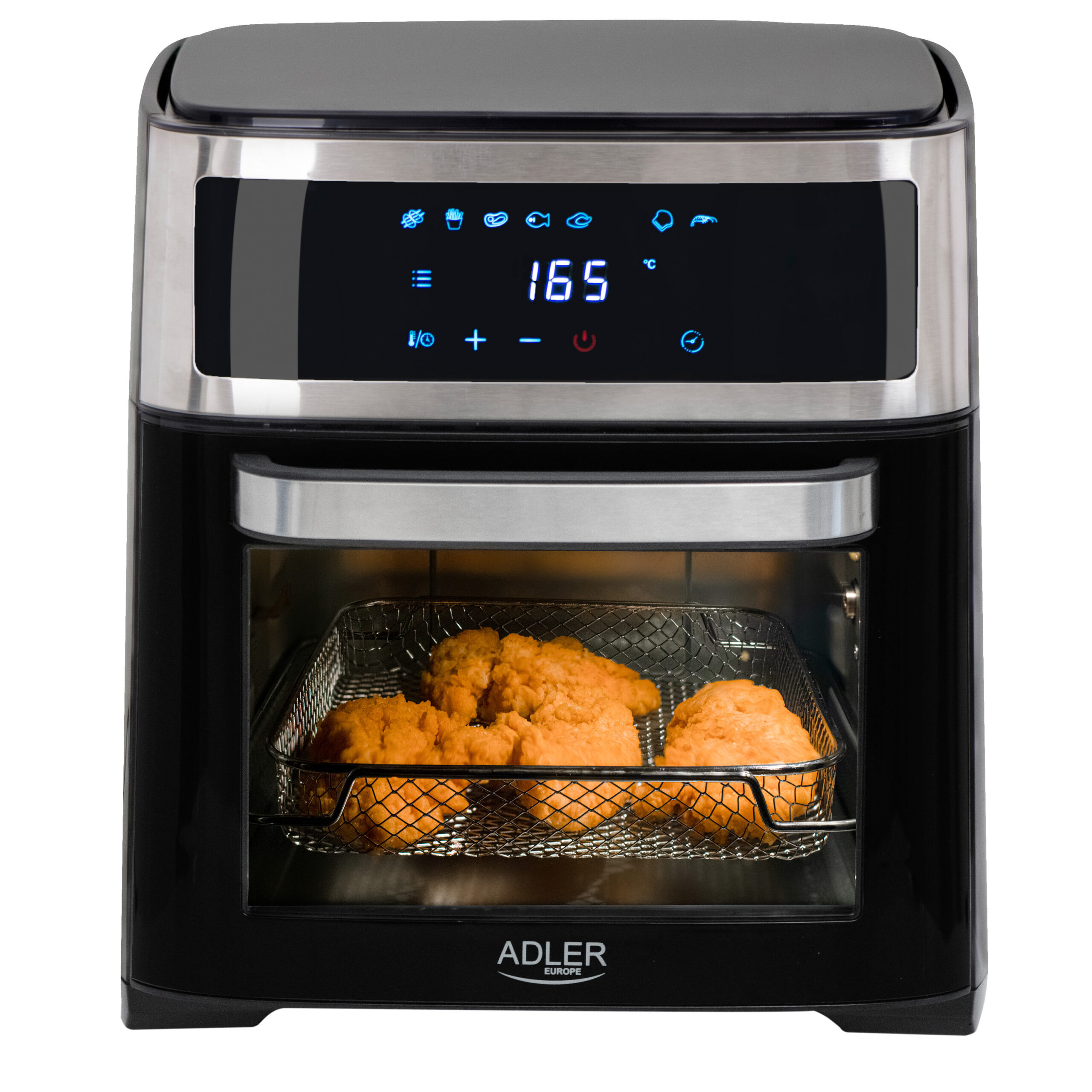 Adler | Airfryer Oven | AD 6309 | Power 1700 W | Capacity 13 L | Stainless steel/Black - Image 4