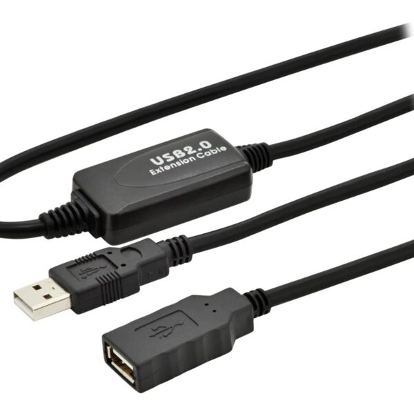 Digitus | Active USB 2.0 Repeater/Extension Cable | DA-73100-1 | USB 2.0 USB A (Male) | USB A (Female)