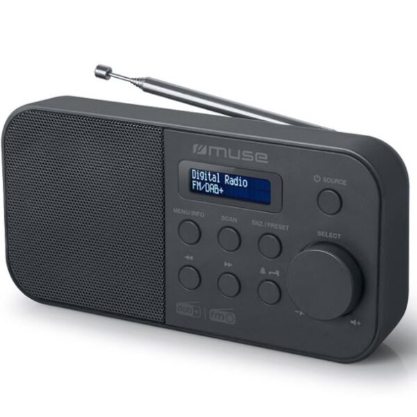 Muse | Alarm function | M-109DB | Portable radio | Black