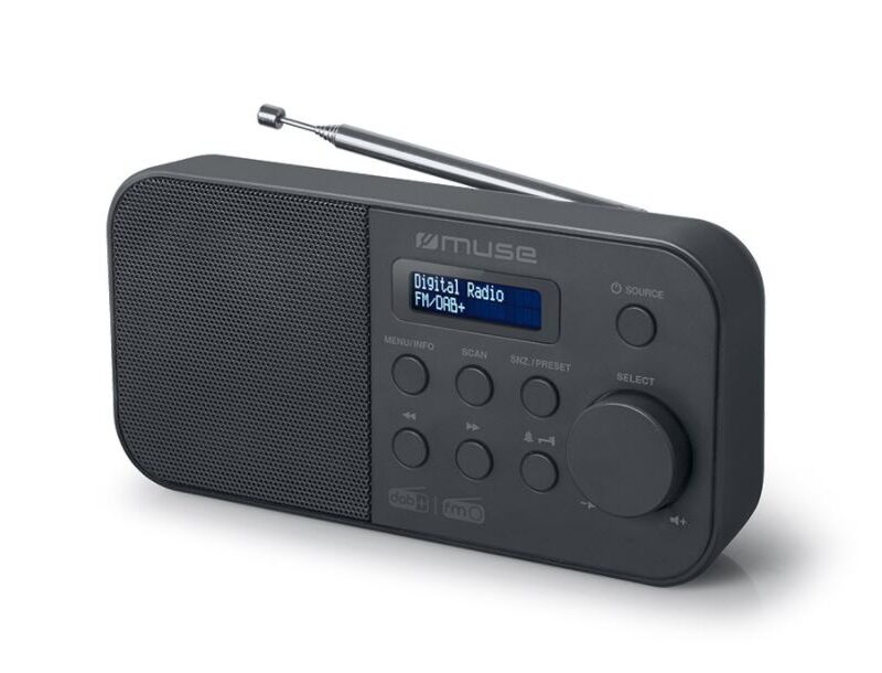 Muse | Alarm function | M-109DB | Portable radio | Black