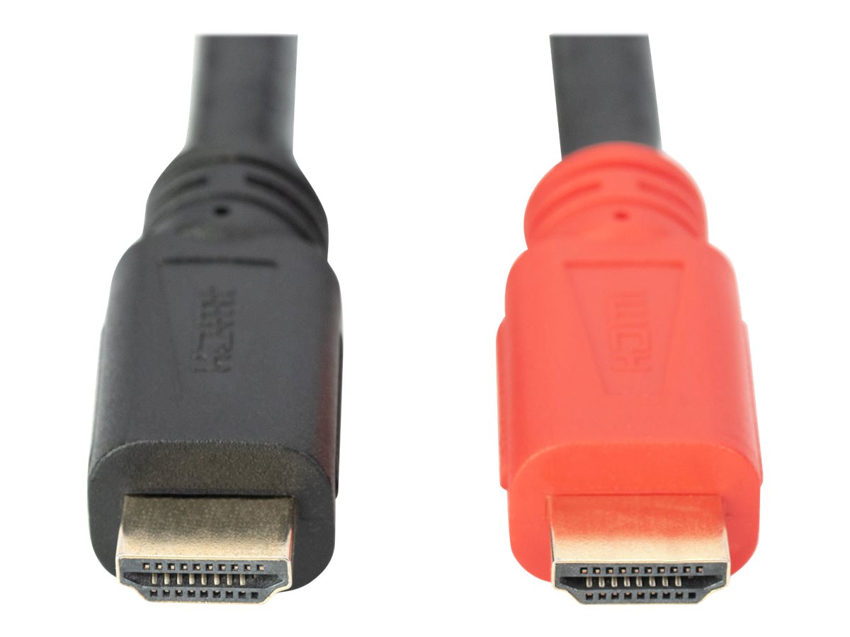 Digitus | High Speed HDMI Cable with Signal Amplifier | DB-330118-100-S | HDMI Male (type A) | HDMI Male (type A) | HDMI to HDMI | 10 m - Image 6