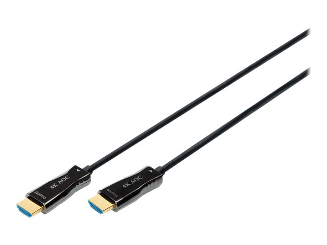 Digitus | HDMI AOC Hybrid-Fiber Connection Cable | AK-330125-100-S | HDMI Male (type A) | HDMI Male (type A) | HDMI to HDMI | 10 m - Image 2