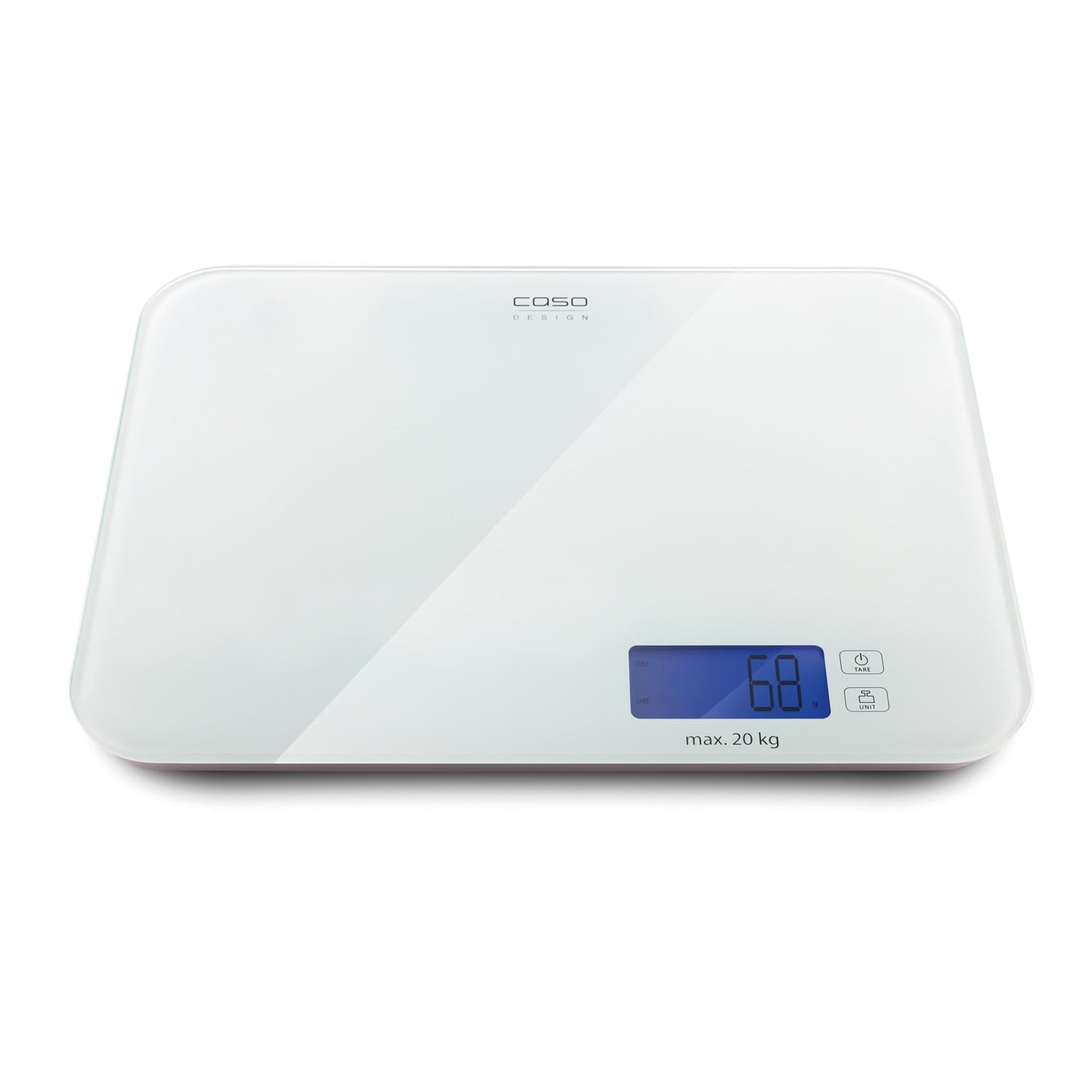 Caso | Designer kitchen scales LX 20 | 03294 | Maximum weight (capacity) 20 kg | Graduation 5 g | White - Image 3