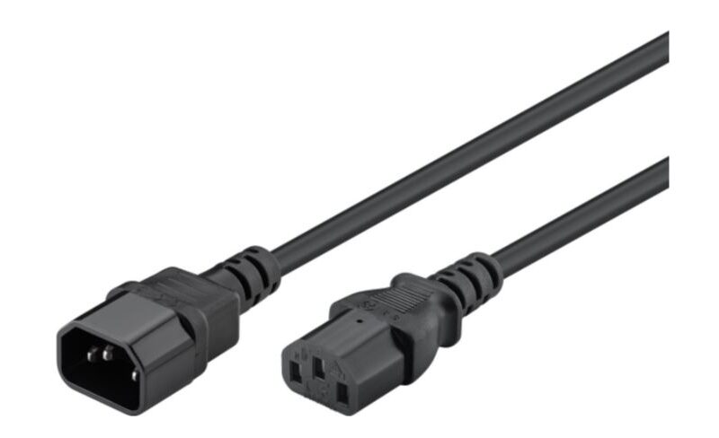 Goobay | Cold-device extension cord | 39203 | Black - Image 3