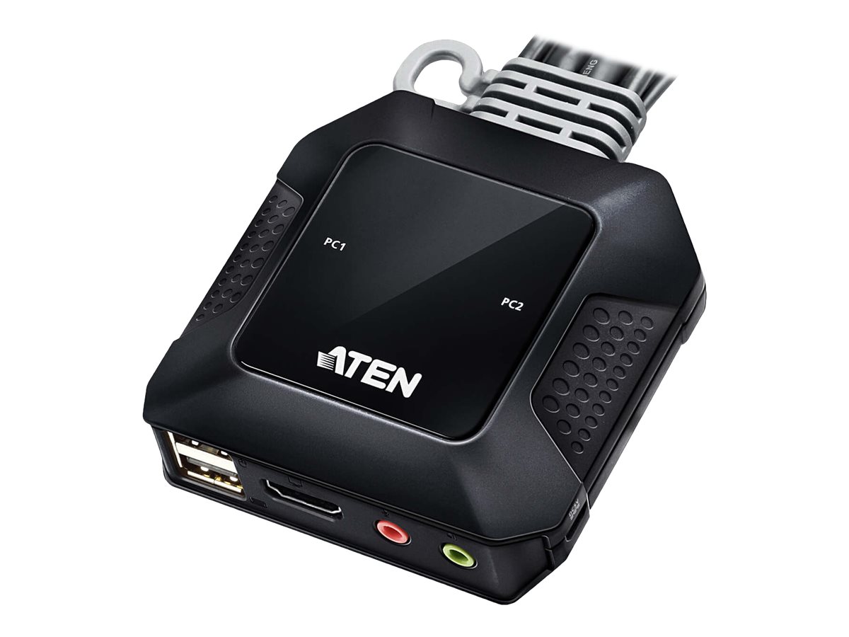 Aten | 2-Port USB 4K HDMI Cable KVM Switch with Remote Port Selector | CS22H-AT - Image 6
