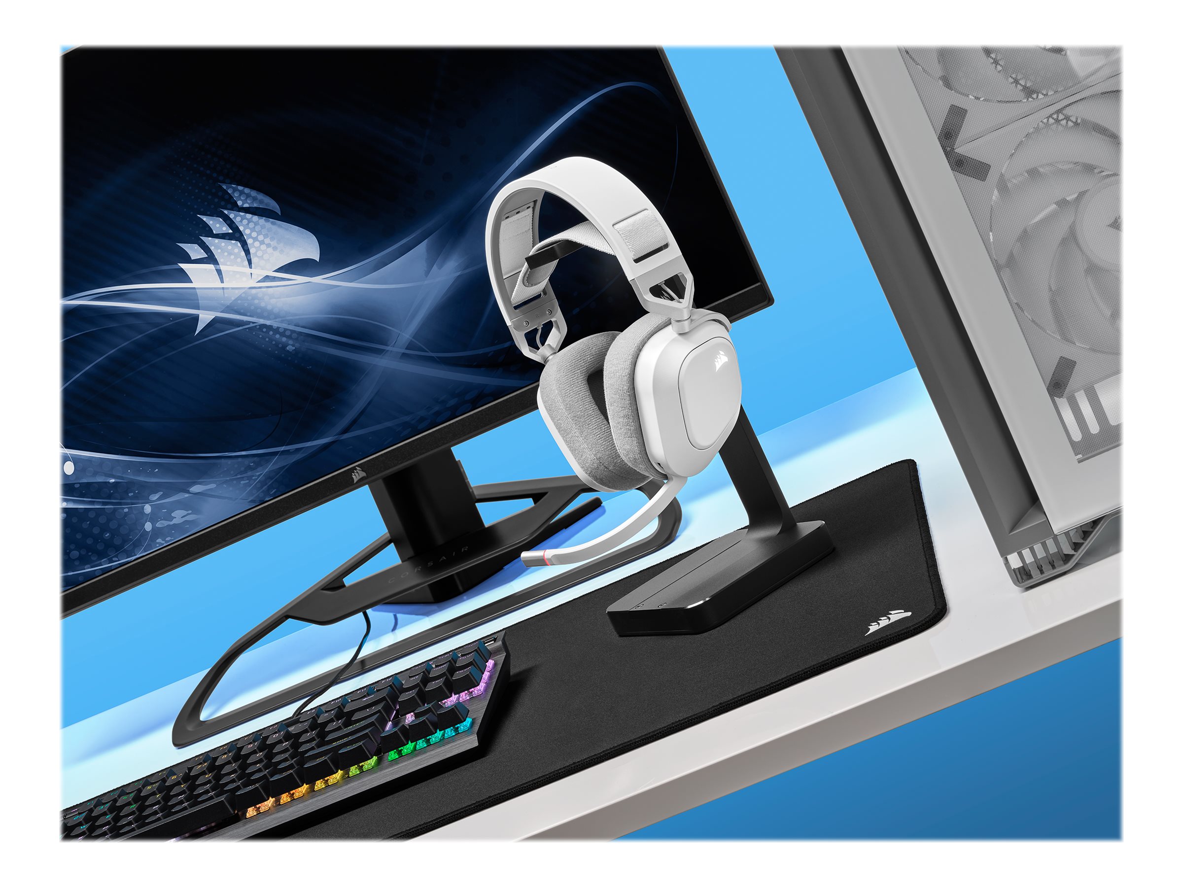 Corsair | Gaming Headset | HS80 RGB | Wireless | Over-Ear | Wireless - Image 14