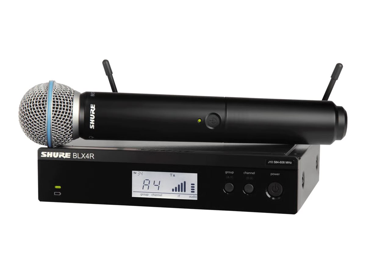 Shure | Yes | Wireless Vocal Rack-mount System with Beta 58A | BLX24RE/B58 | Black | Yes | Wireless connection - Image 2