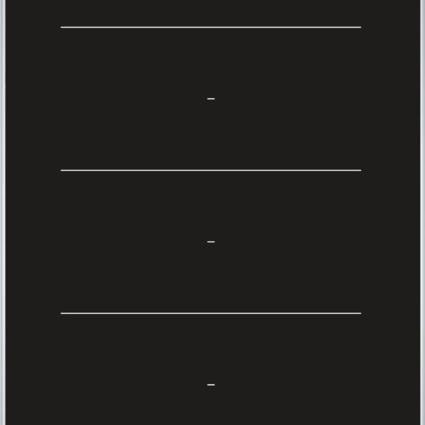 Bosch | Hob | PXX375FB1E | Induction | Number of burners/cooking zones 2 | Touch | Timer | Black