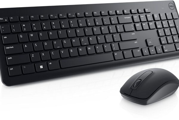 Dell | Keyboard and Mouse | KM3322W | Keyboard and Mouse Set | Wireless | Batteries included | Russian | Black | Wireless connection