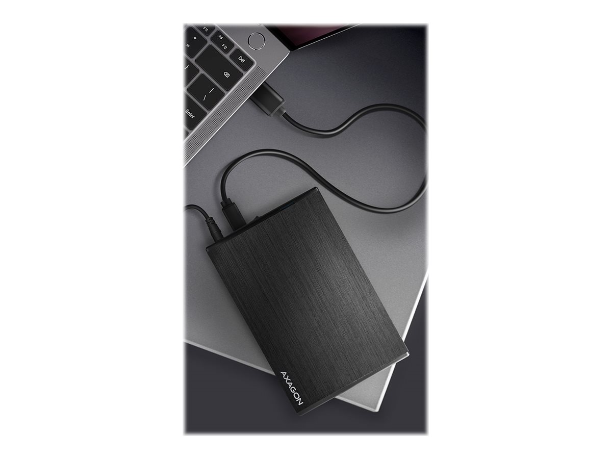 AXAGON | Compact aluminum USB 3.2 Gen 1 external box SATA intended for 3.5" HDD | EE35-XA3 - Image 12