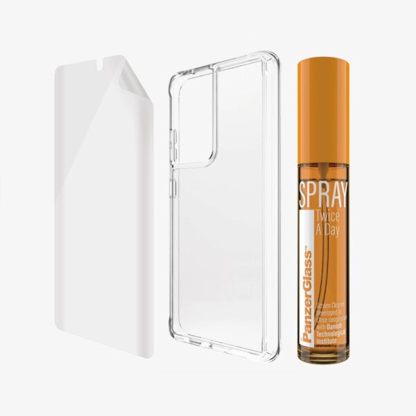 PanzerGlass | Samsung Galaxy S21 Ultra 5G | Samsung | Galaxy S21 | N/A | Transparent | Self-healing TPU material. Full silicone adhesive