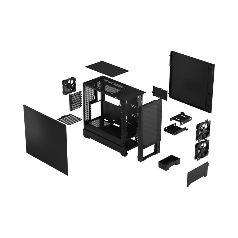 Fractal Design | Pop Air | Side window | Black Solid | ATX, mATX, Mini ITX | Power supply included No | ATX - Image 12