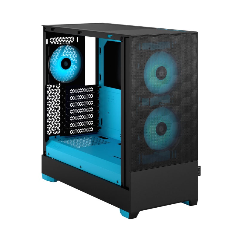 Fractal Design | Pop Air RGB | Side window | Cyan Core TG Clear Tint | ATX, mATX, Mini ITX | Power supply included No | ATX - Image 7