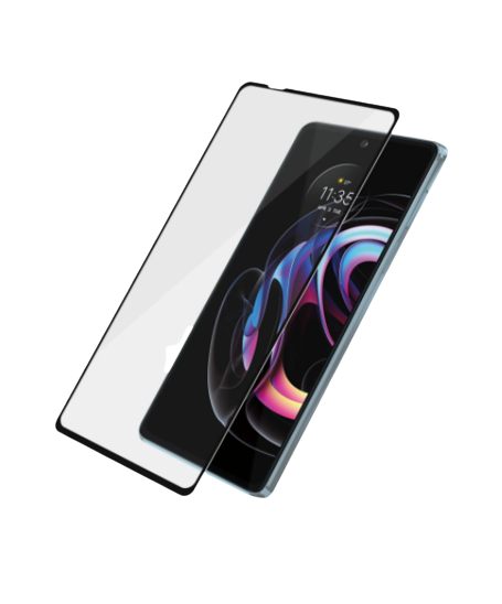 PanzerGlass | Screen protector | Motorola | Edge 20 Pro | Glass | Black | Full frame coverage; 100% touch preservation; Rounded edges | Case friendly - Image 3